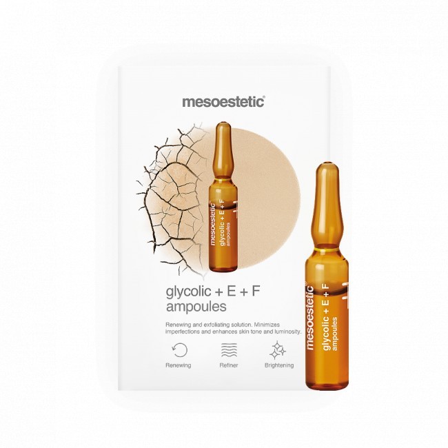 GLYCOLIC + E + F AMPOULES MESOESTETIC