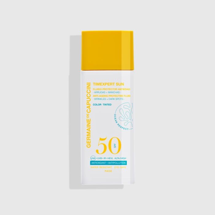 FLUIDO PROTECTOR ANTIEDAD CON COLOR SPF50 - GERMAINE DE CAPUCCINI