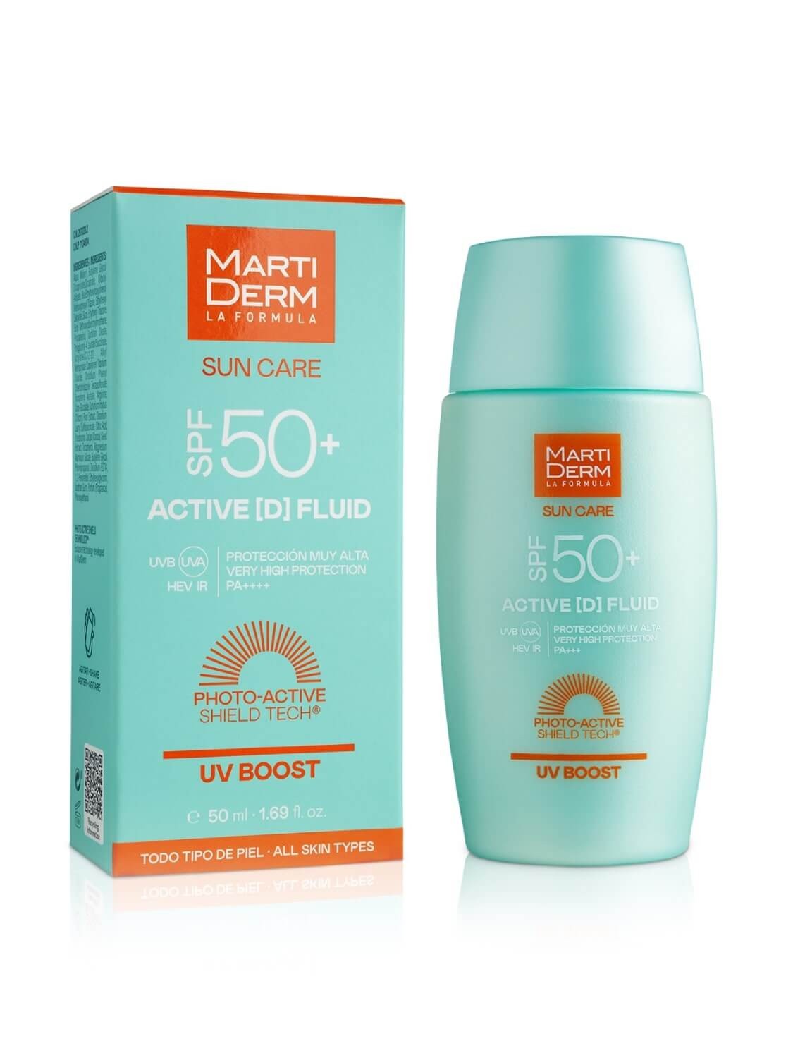 SPF 50+ ACTIVE D FLUID 50ML - MARTI DERM