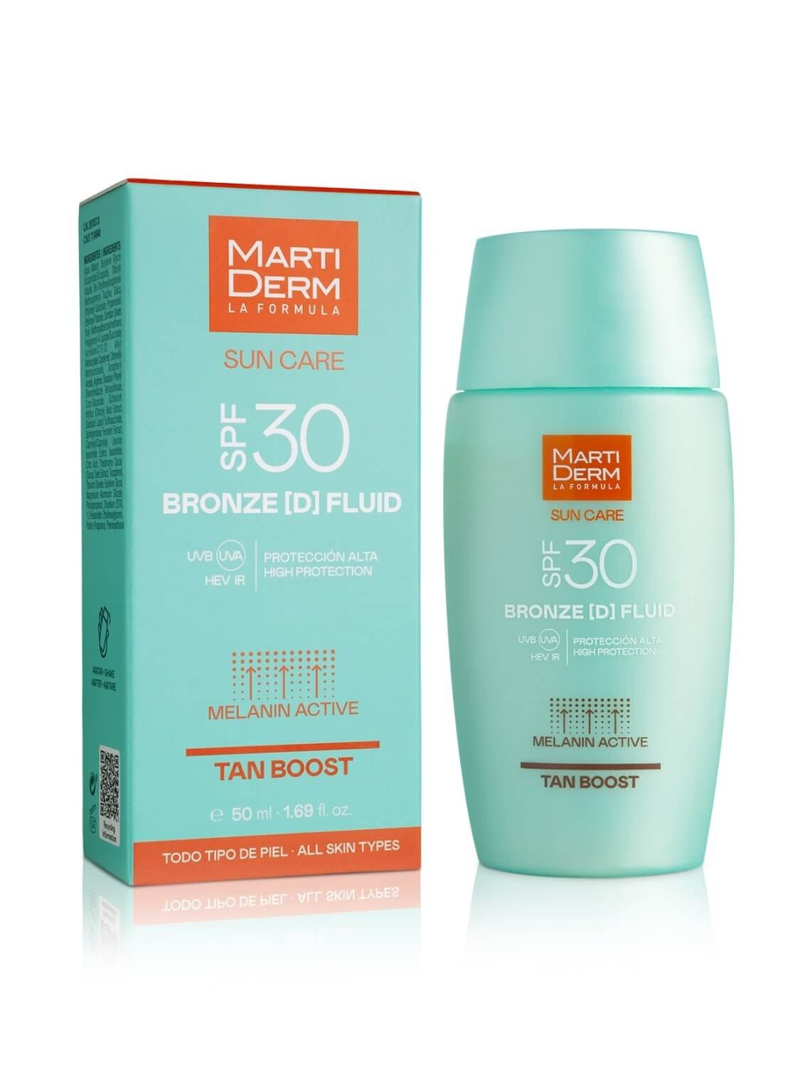 SPF 30 BRONZE D FLUID 50ML - MARTI DERM