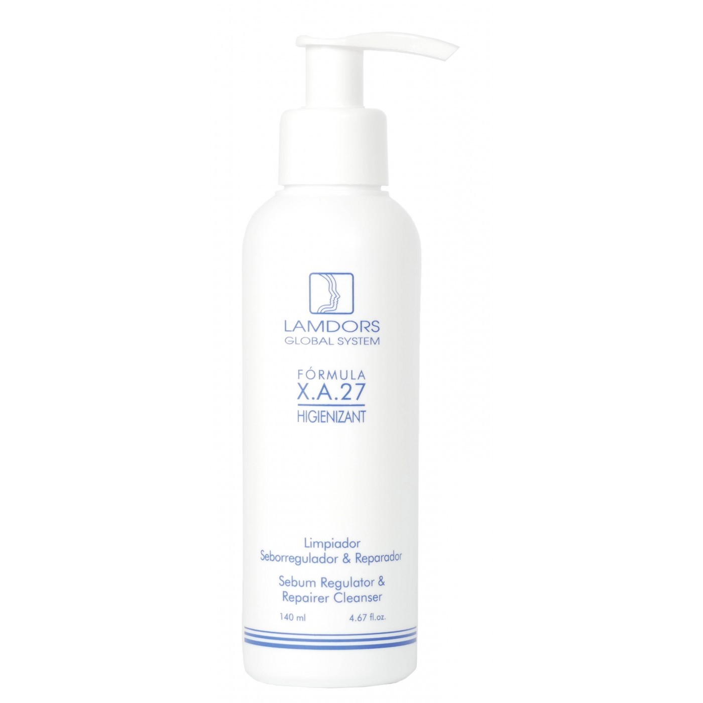 LIMPIADOR SEBORREGULADOR REPARADOR X.A.27 HIGIENIZANT 140ml - LAMDORS