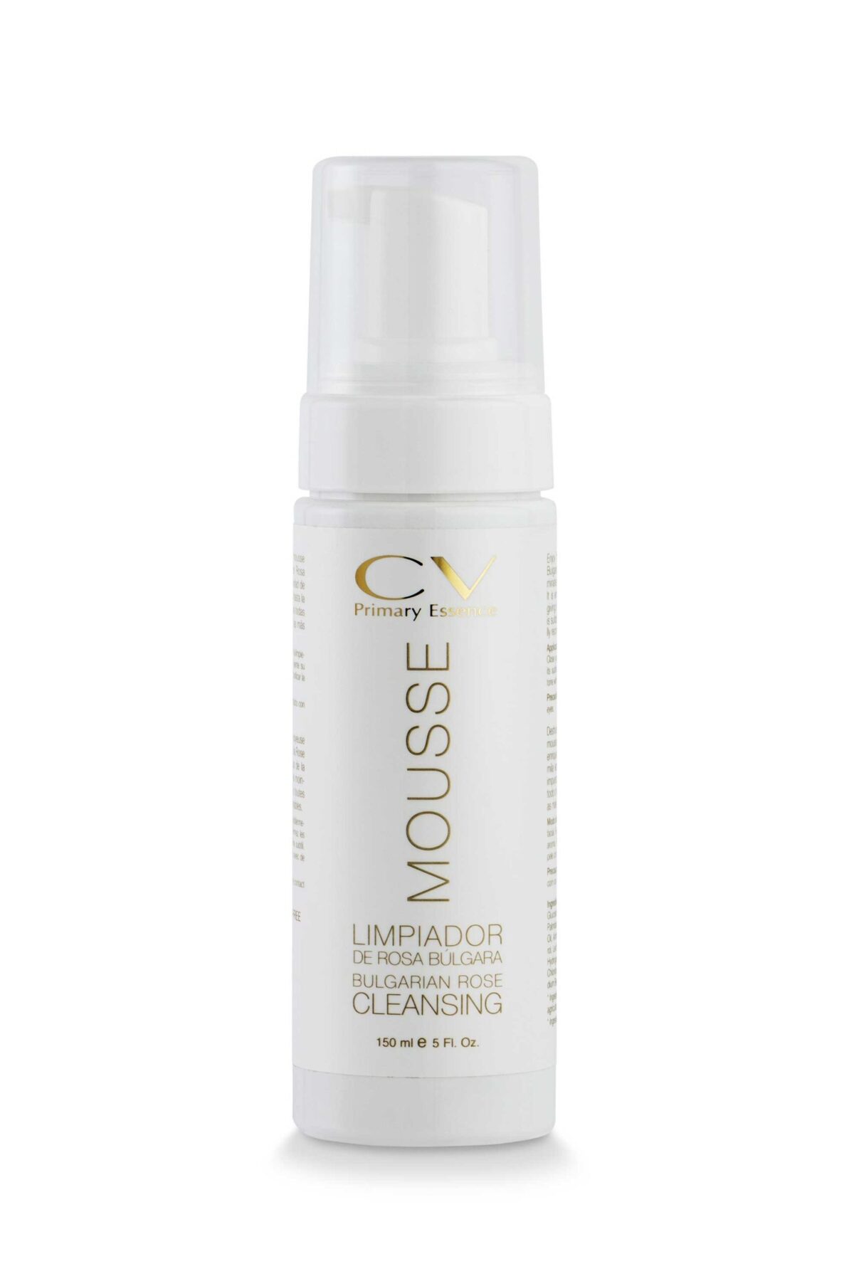 MOUSSE LIMPIADORA DE ROSA BÚLGARA - CV COSMETICS