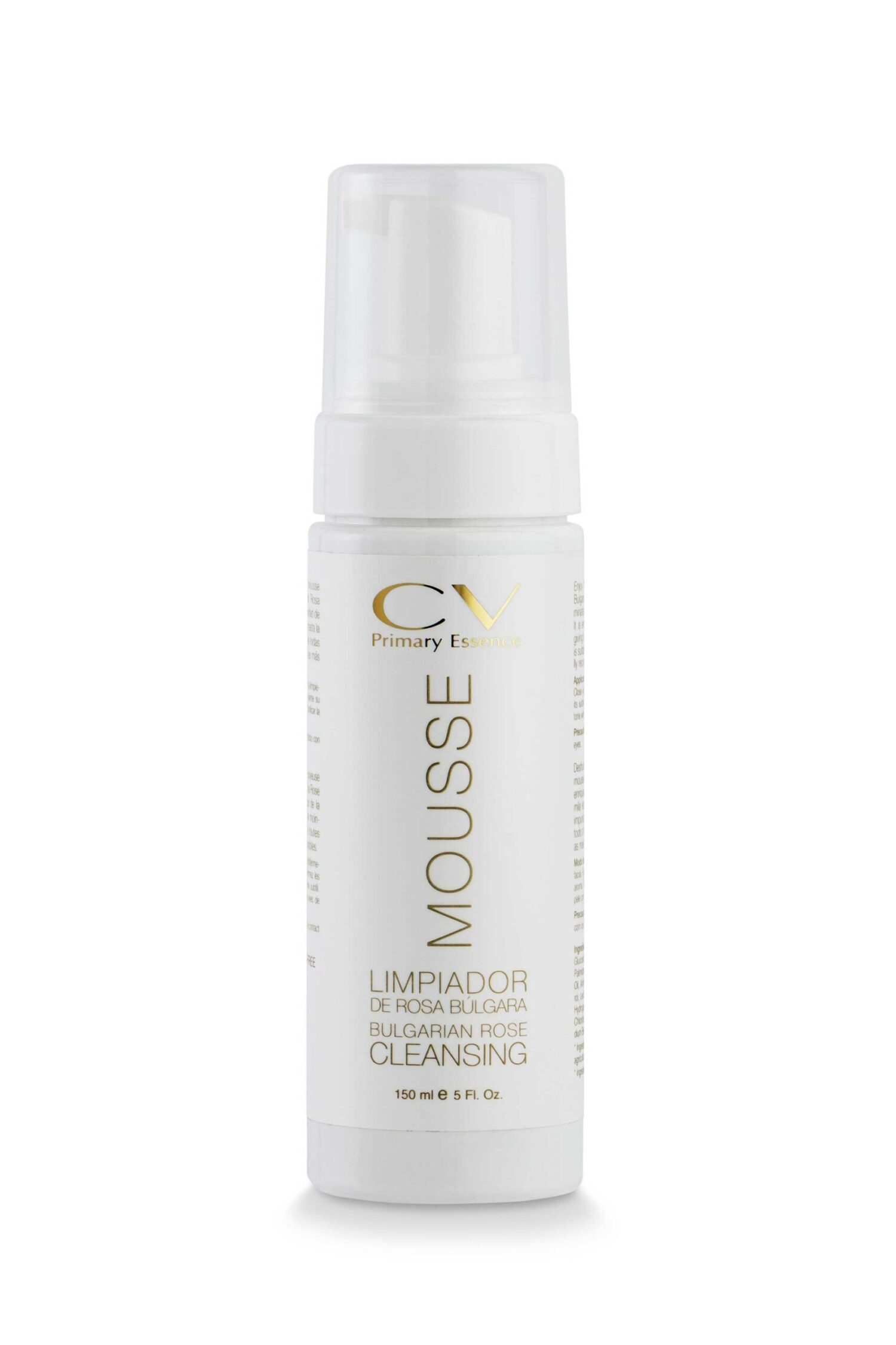 MOUSSE LIMPIADORA DE ROSA BÚLGARA - CV COSMETICS