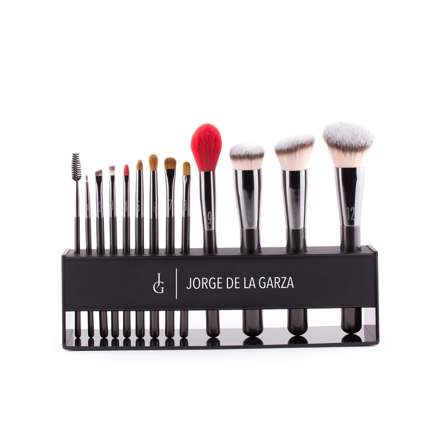 KIT DE PINCELES DE MAQUILLAJE - JORGE DE LA GARZA