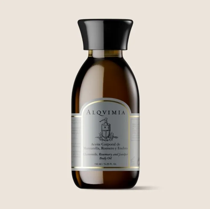 Aceite Corporal de Manzanilla, Romero y Enebro 150ml-ALQVIMIA